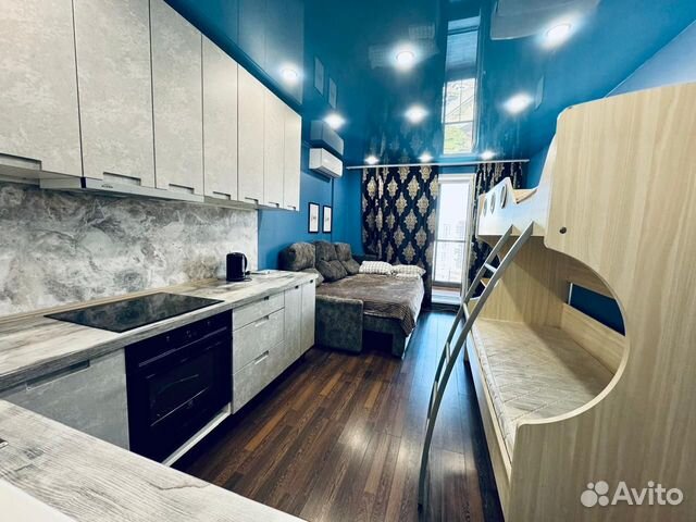 

Квартира-студия, 35 м², 3 кровати