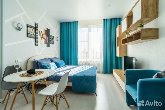 

Квартира-студия, 24 м², 1 кровать