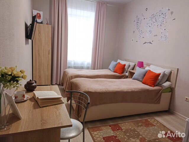 

Квартира-студия, 25 м², 2 кровати