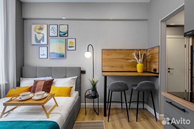 

Квартира-студия, 15 м², 1 кровать