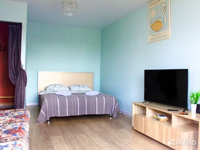 

1-к. квартира, 32 м², 2 кровати