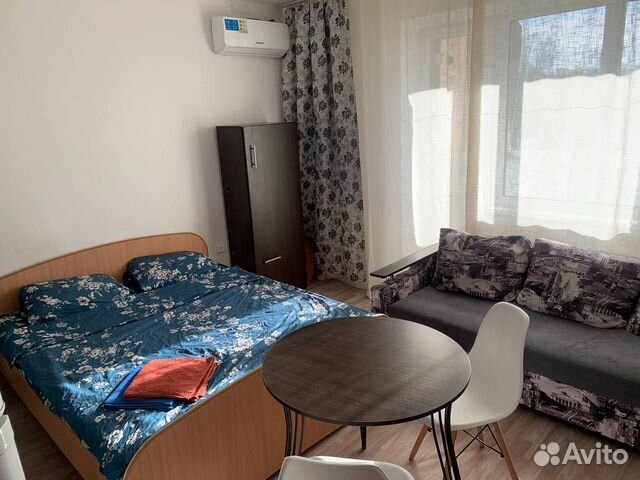 

Квартира-студия, 28 м², 2 кровати