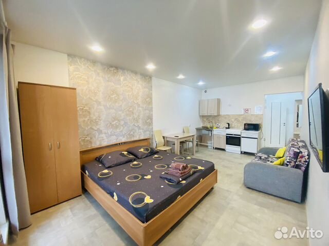 

Квартира-студия, 30 м², 1 кровать