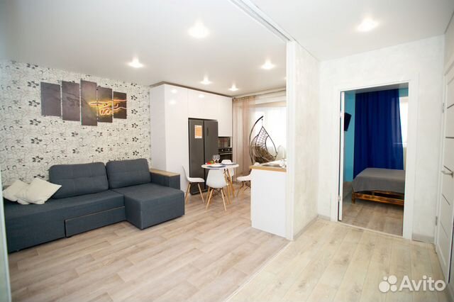 

1-к. квартира, 43 м², 2 кровати