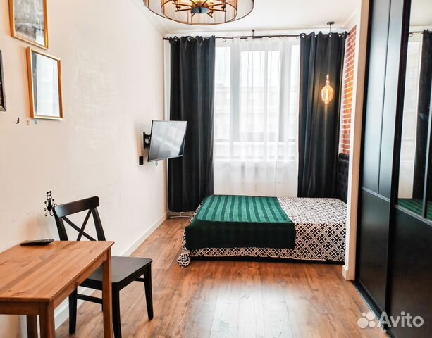 

Квартира-студия, 25 м², 1 кровать