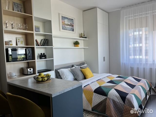 

Квартира-студия, 27 м², 1 кровать