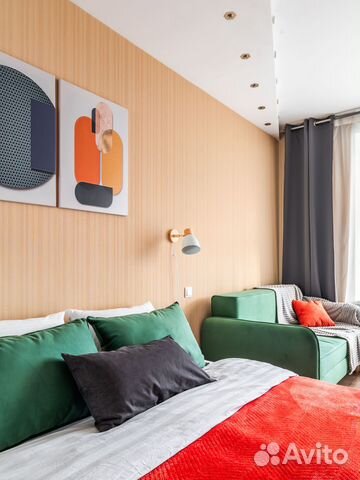 

1-к. квартира, 46 м², 2 кровати