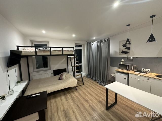 

Квартира-студия, 32 м², 2 кровати