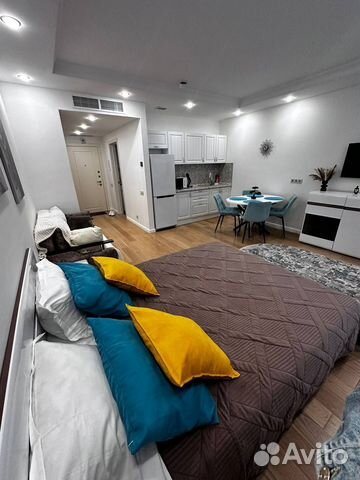 

Квартира-студия, 34 м², 2 кровати