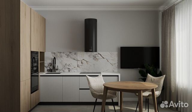 

1-к. квартира, 45 м², 2 кровати