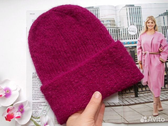 Шапочки из толстой пряжи и мохера Шапочки из толстой пряжи и мохера