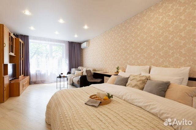 

1-к. квартира, 40 м², 2 кровати