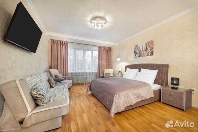

1-к. квартира, 44 м², 3 кровати