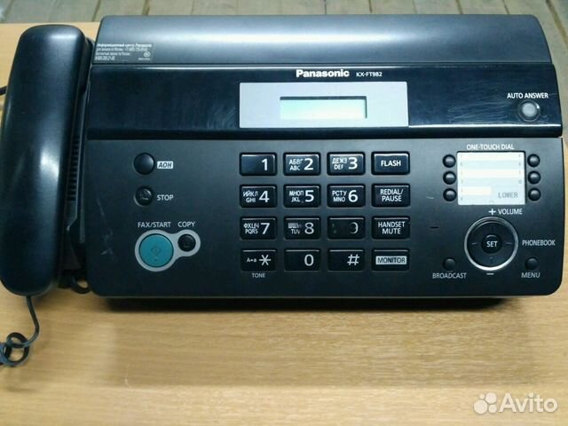 Телефон-факс Panasonic KX-FT982