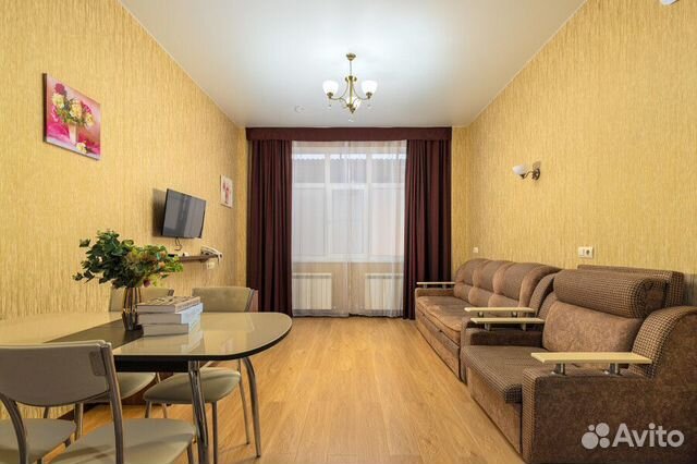 

1-к. квартира в апарт-отеле, 45 м², 3 кровати