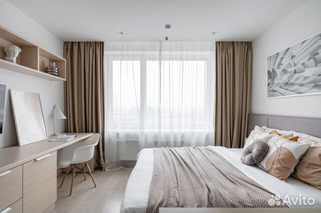 

Квартира-студия, 26 м², 2 кровати