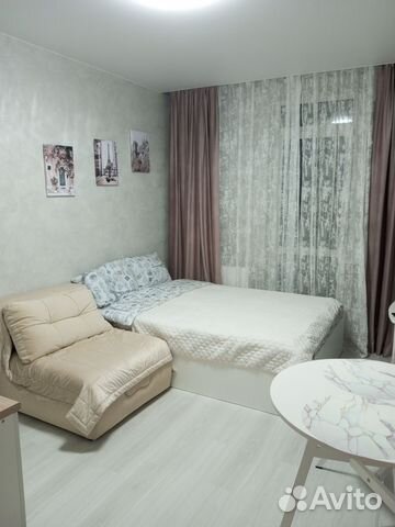 

Квартира-студия, 27 м², 2 кровати
