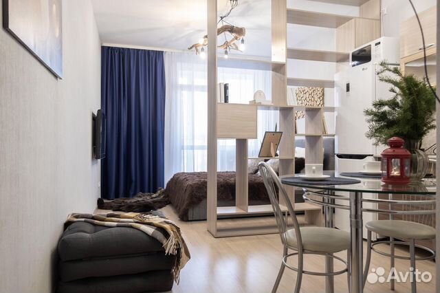 

Квартира-студия, 28 м², 2 кровати