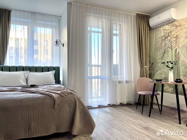 

Квартира-студия, 30 м², 1 кровать