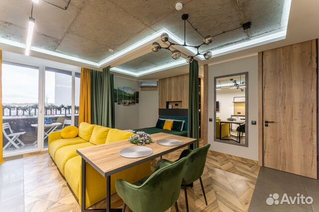 

Квартира-студия, 42 м², 2 кровати