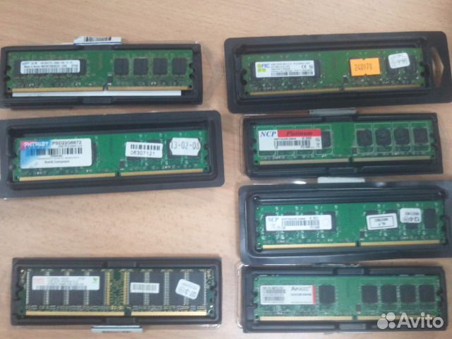 Оперативка ddr, ddr2