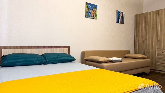 

1-к. квартира, 45 м², 2 кровати