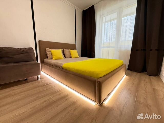 

1-к. квартира, 42 м², 2 кровати