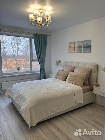 

1-к. квартира, 52 м², 2 кровати