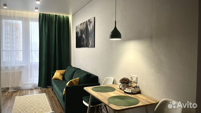 

Квартира-студия, 30 м², 2 кровати
