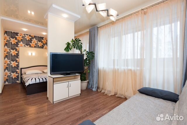 

Квартира-студия, 45 м², 2 кровати