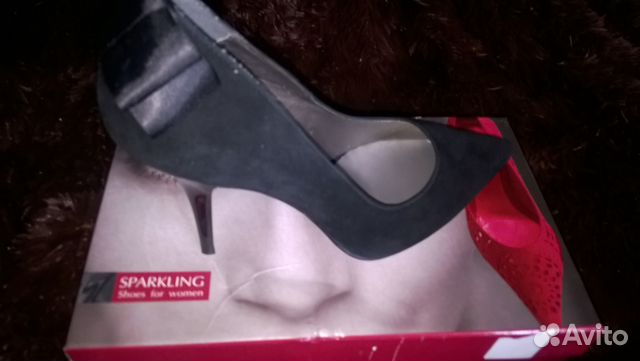 Туфли замша р 39 новые