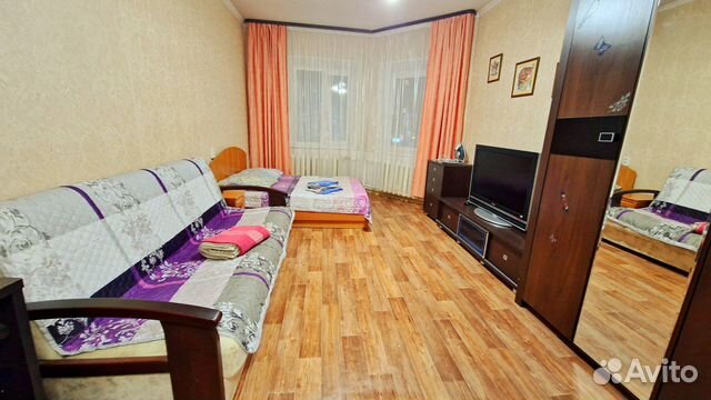 

1-к. квартира, 39 м², 2 кровати