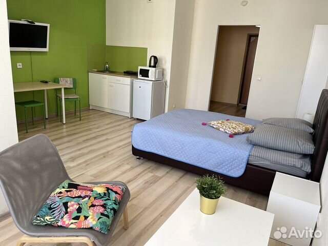 

Квартира-студия, 30 м², 1 кровать