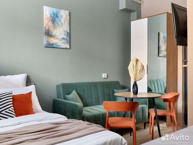 

Квартира-студия, 15,5 м², 2 кровати