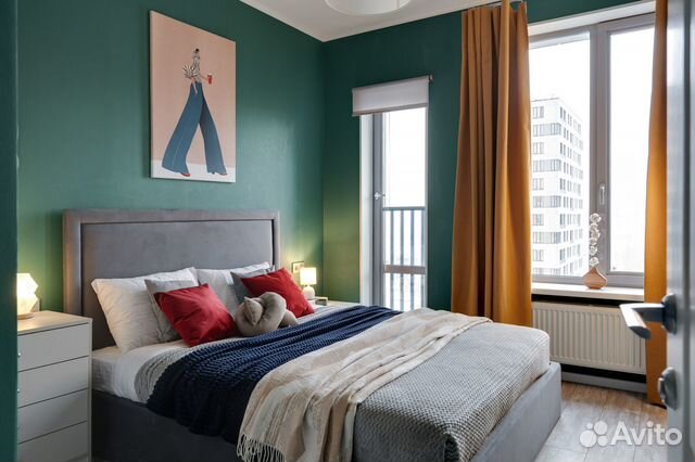 

1-к. квартира, 37,1 м², 2 кровати