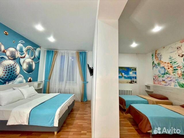 

Квартира-студия, 39 м², 3 кровати