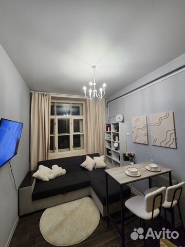 

Квартира-студия, 17 м², 1 кровать
