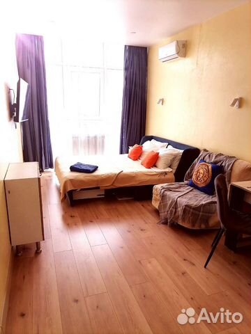 

Квартира-студия, 27 м², 2 кровати