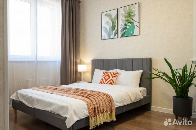 

1-к. квартира, 40 м², 2 кровати