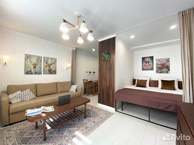 

Квартира-студия, 35 м², 2 кровати
