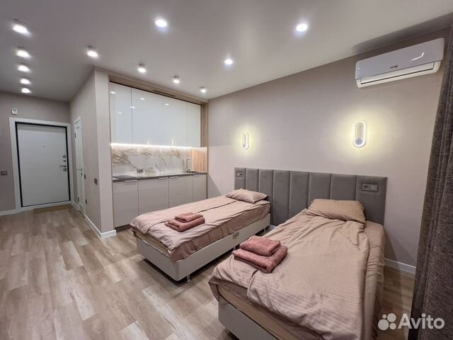 

Квартира-студия, 25 м², 2 кровати