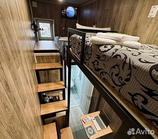 

Квартира-студия, 10 м², 2 кровати