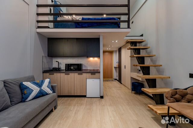 

Квартира-студия, 28 м², 2 кровати