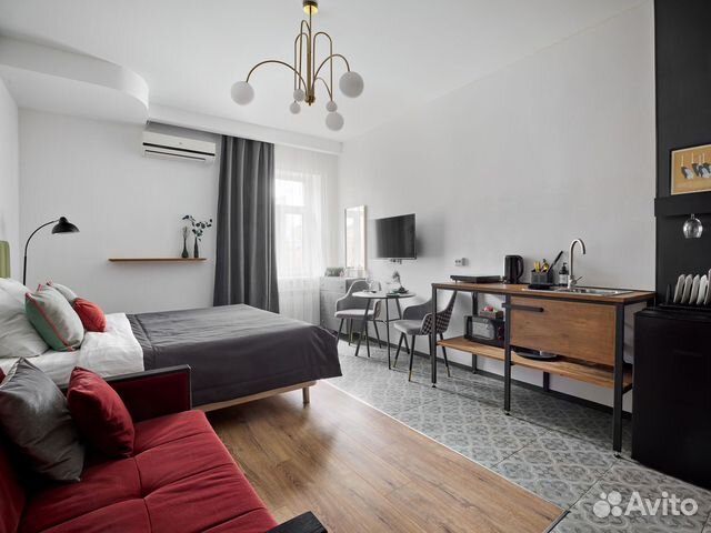 

Квартира-студия, 27 м², 2 кровати