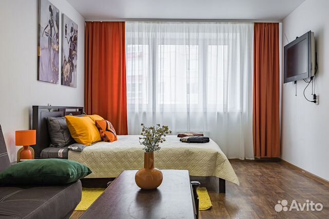 

1-к. квартира, 43 м², 3 кровати