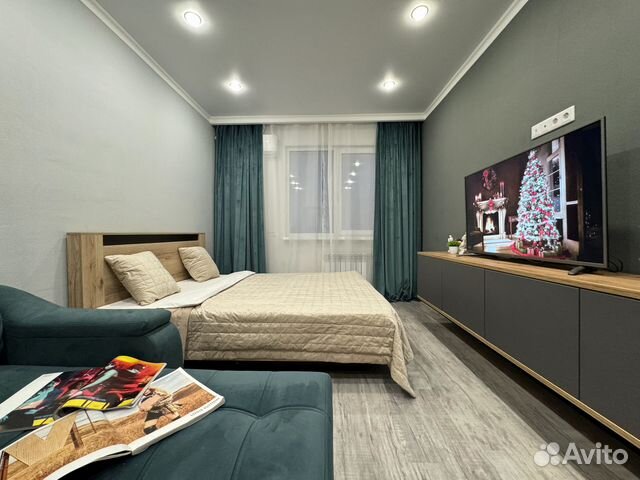 

1-к. квартира, 45 м², 2 кровати