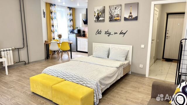 

1-к. квартира, 38 м², 2 кровати