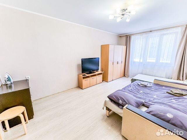 

1-к. квартира, 38 м², 2 кровати