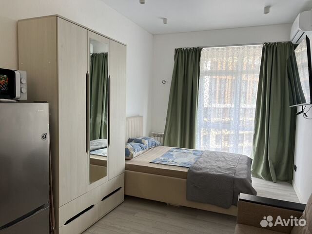 

Квартира-студия, 27 м², 2 кровати