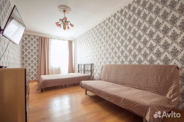 

1-к. квартира, 40 м², 2 кровати